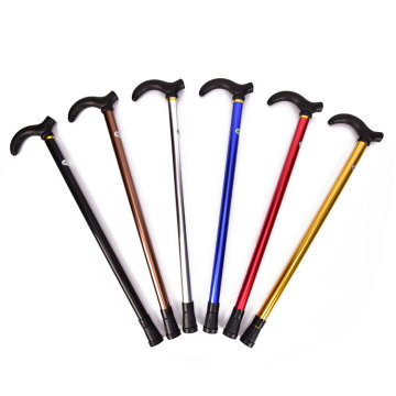 Telescopic Aluminium Body Climbing Equipment Blind Rubber Hiking Walking Sticks