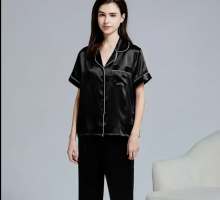women pajama silk pajamas short