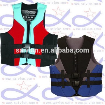 Inflatable neoprene life vest