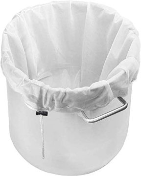Reusable Drawstring Brew Bags for Home Brewing Cider, Wine, and Beer
