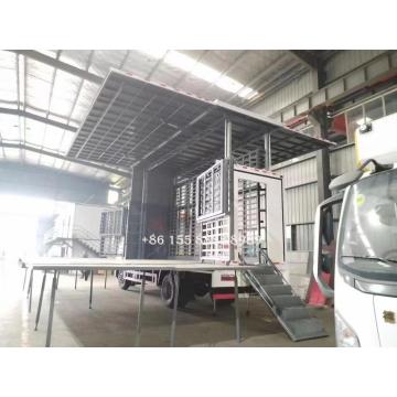 JAC 6X2 Double exposition Mobile Stage Truck