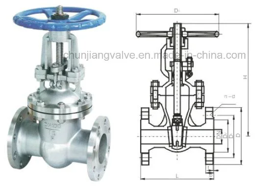 Cast Steel Flange Gate Valve