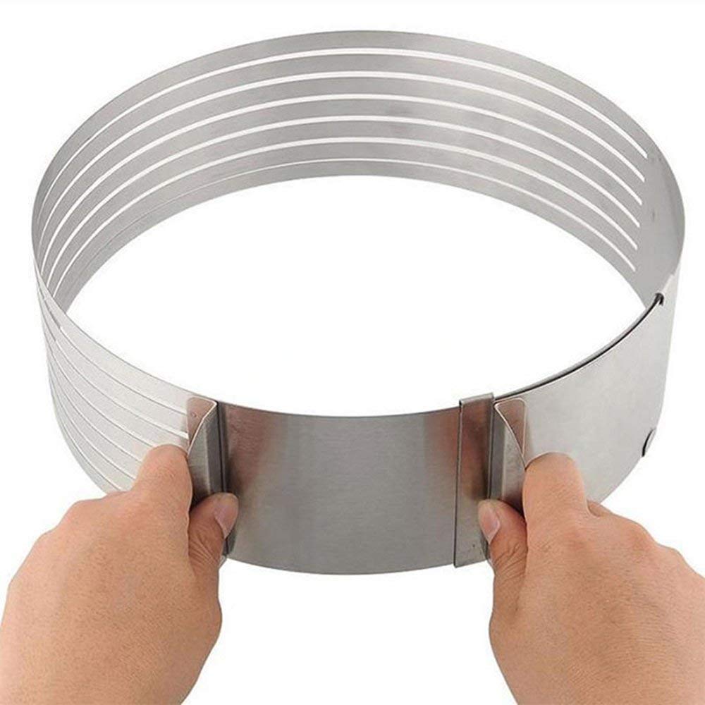 Adjustable Round Stainless Steel Mousse Cake Mould