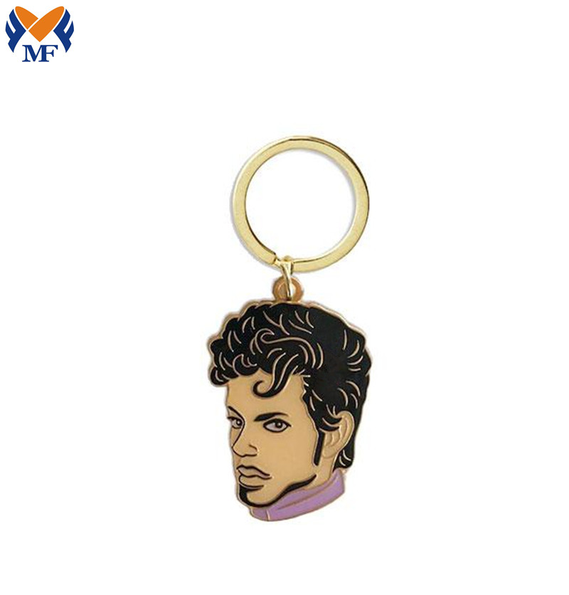 Metal Προσαρμοσμένο Prince Enamel Keychain