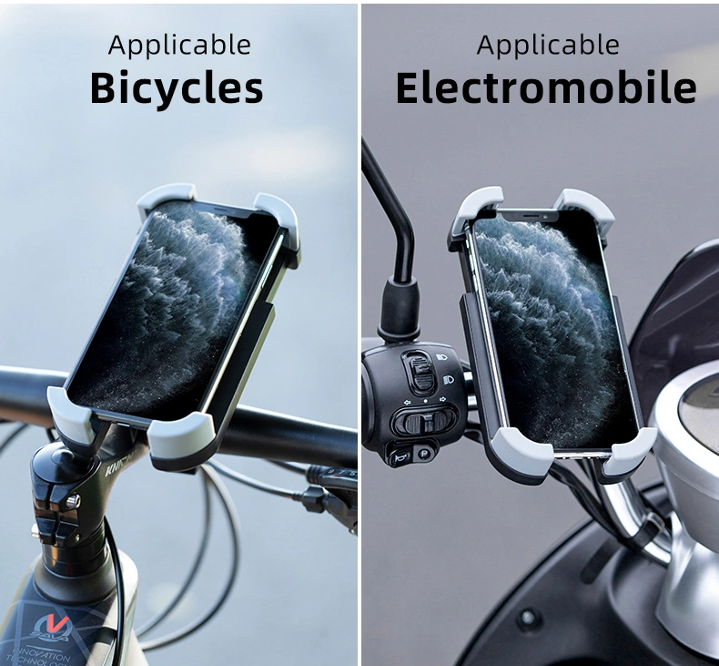 Bicycle Phone Holder for iPhone Samsung Motorcycle Mobile Cellphone Holder Bike Handlebar