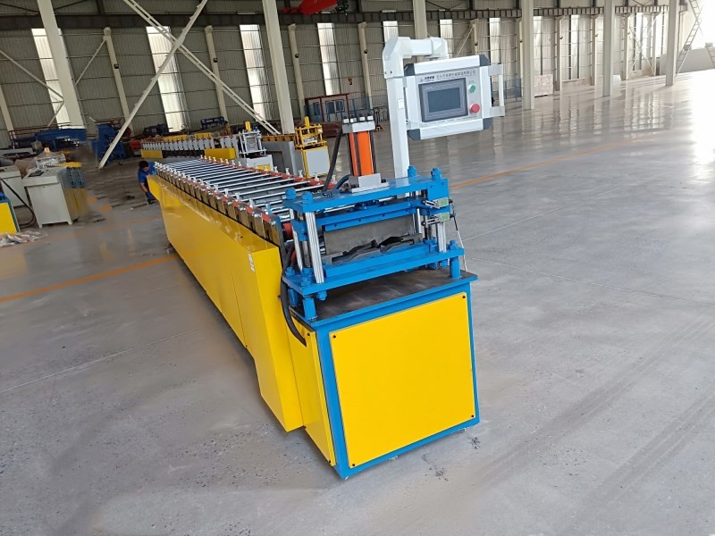 Prepainted galvalume steel exterior wall hanging  sheet roof wall cladding roll forming machine hebei