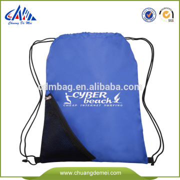 reusable nonwoven shoe bag with mesh pocket