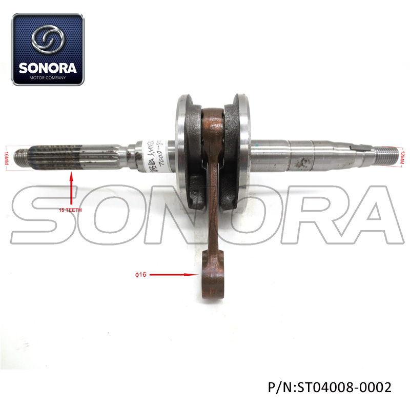 ST04008-0002 1E40QMA CPI,KEEWAY 2T Crankshaft (3)