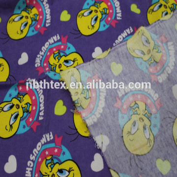 high quality Flannel printed fabric