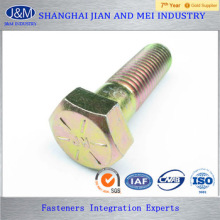 high quality half thread Zinc Plated Astm A325 heavy hex bolt