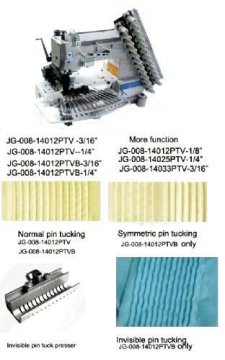 16 NEEDLE PIN TUCK CHAINSTITCH SEWING MACHINE