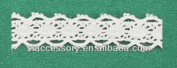 garment white cotton lace doilies ,cotton eyelet lace trim