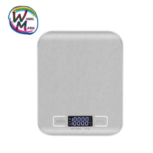 Low Price Stainless Steel Multifunction 5kg/11lb Slim Electronic Kitchen Food Weighing Scale