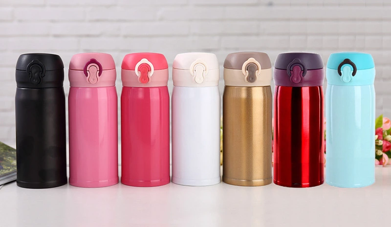 350ml Small Size Stainless Vacuum Flask Water Bottle for Children Useful