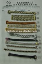 Fancy round braided rope for decorations/flat braid /high qualit flat braid for shoes,accessary