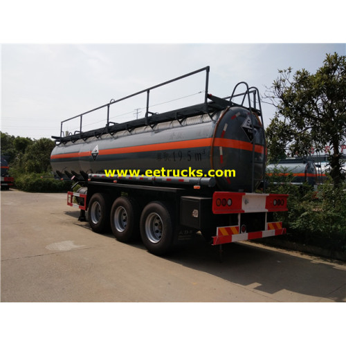 19000 Lít 3 trục H2SO4 Vận chuyển Semi-Trailers