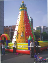 Artificial rock inflatable climbing wall