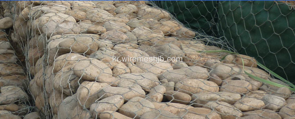 방파제 보호를위한 Gabion Box