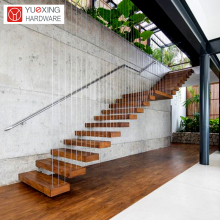 Artistic Floating Staircase with Swirling Design for Your Home