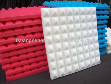 Interior studio acoustic pyramid foam