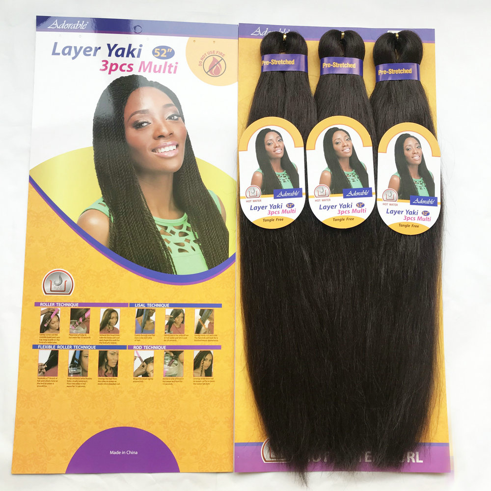 Hot selling 100% Yaki braiding hair wholesale pre-stretched braid