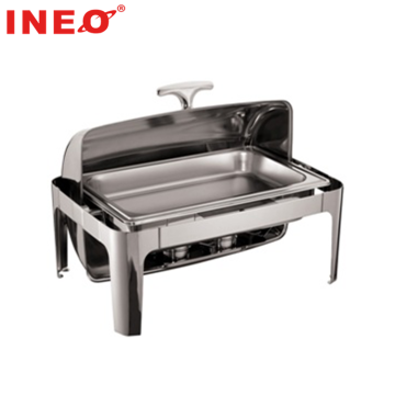 Full Size Roll-Top Stainless Steel Buffet Chaffing Dish