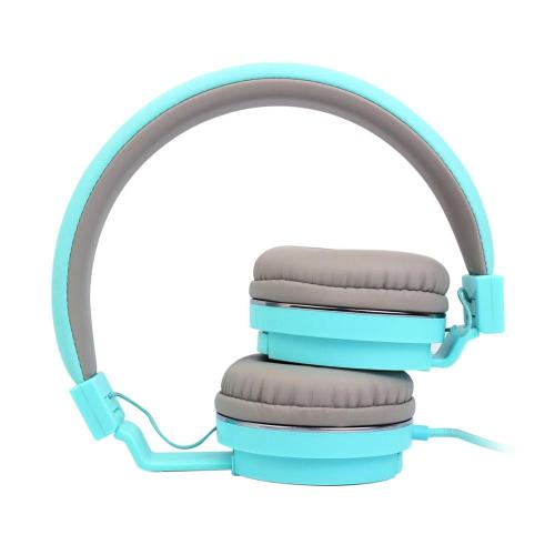 Auriculares portátiles con cable para computadora portátil plegable