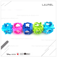Colorful ABS material six different shapes in one cookie cutter