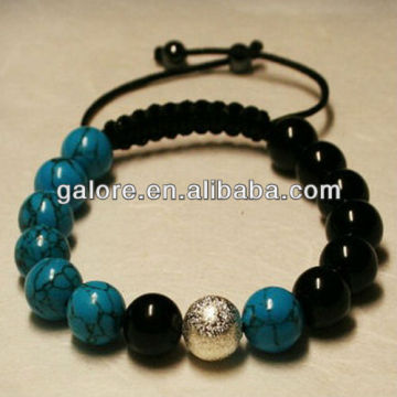 semiprecious beads shamballa bracelet natural bead bracelet pupular shamballa bracelet