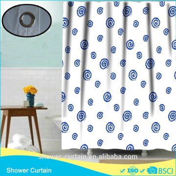 polyester printing screw thread shower curtains small