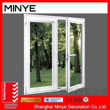 Residential Aluminum Double Casement Entry Doors/Commercial Aluminum Entry Doors