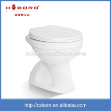Promotional economy wash down procelain human toilet without tank
