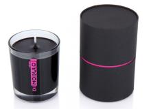Plain Black Unprinted Candle Cylinder Container