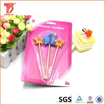 toothpick letters/snake shape number candle for gift items