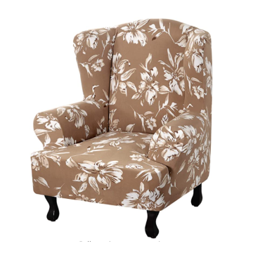 Stretch Printed Wing Chair Slipcoves