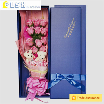 custom waterproof luxury flower packaging box