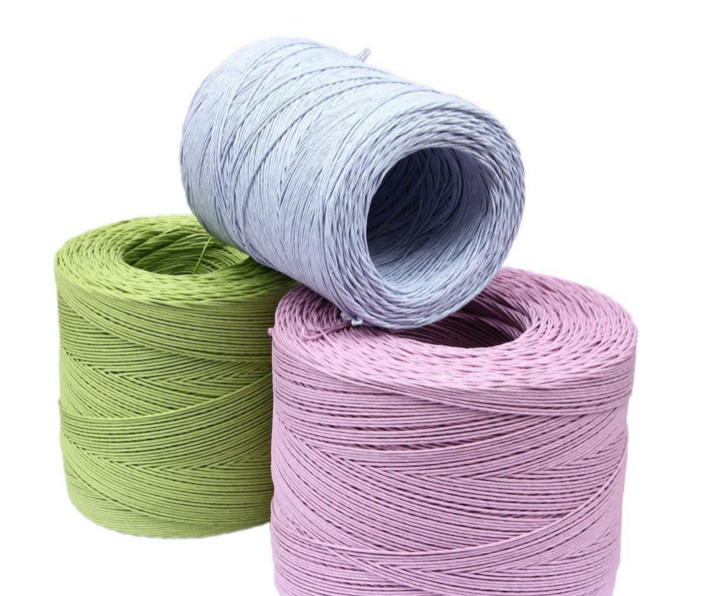kord kertas berpintal berwarna-warni colorful twisted paper cord