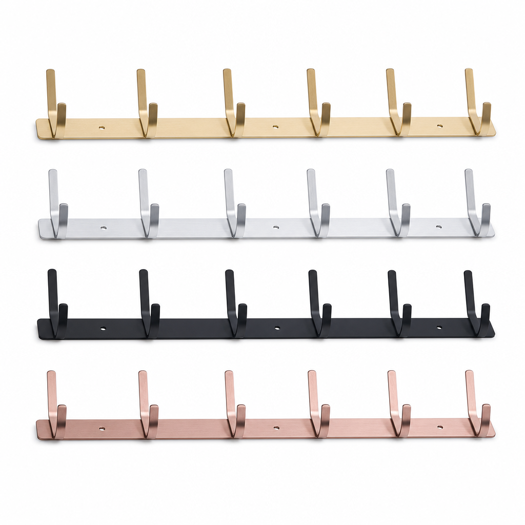 Banheiro de cabide de aço inoxidável resistente Heavy Duty Stainless Steel Coat Rack Bathroom