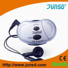 Mini Pedometer with Auto Scan FM Radio (JS-208D)