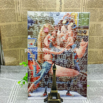 sublimation heat transfer blank A5 paper jigsaw