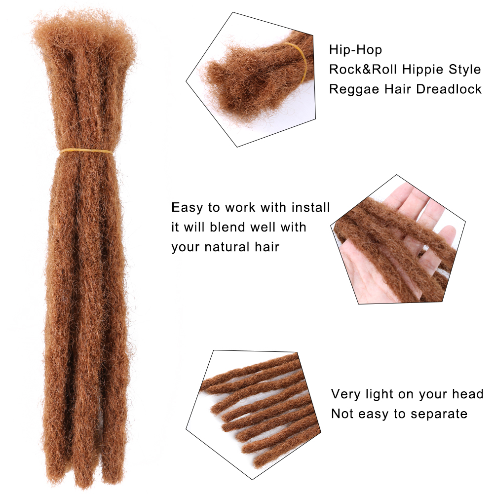 Hot sell 6inch-20 Inch Crochet Braid  for black hair afro kinky hair extensionsAfro Kinky Dreadlocks dreadlocks extensions