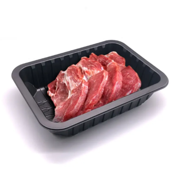 Black PP EVOH MAP Tray Meat/Food Container