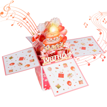 3D Birthday Musical Pop Up Box Greeting Card