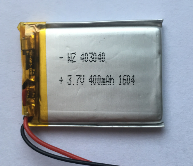 Bateria do polímero de 400mAh Li para o orador de Wifi (LP3X4T4)