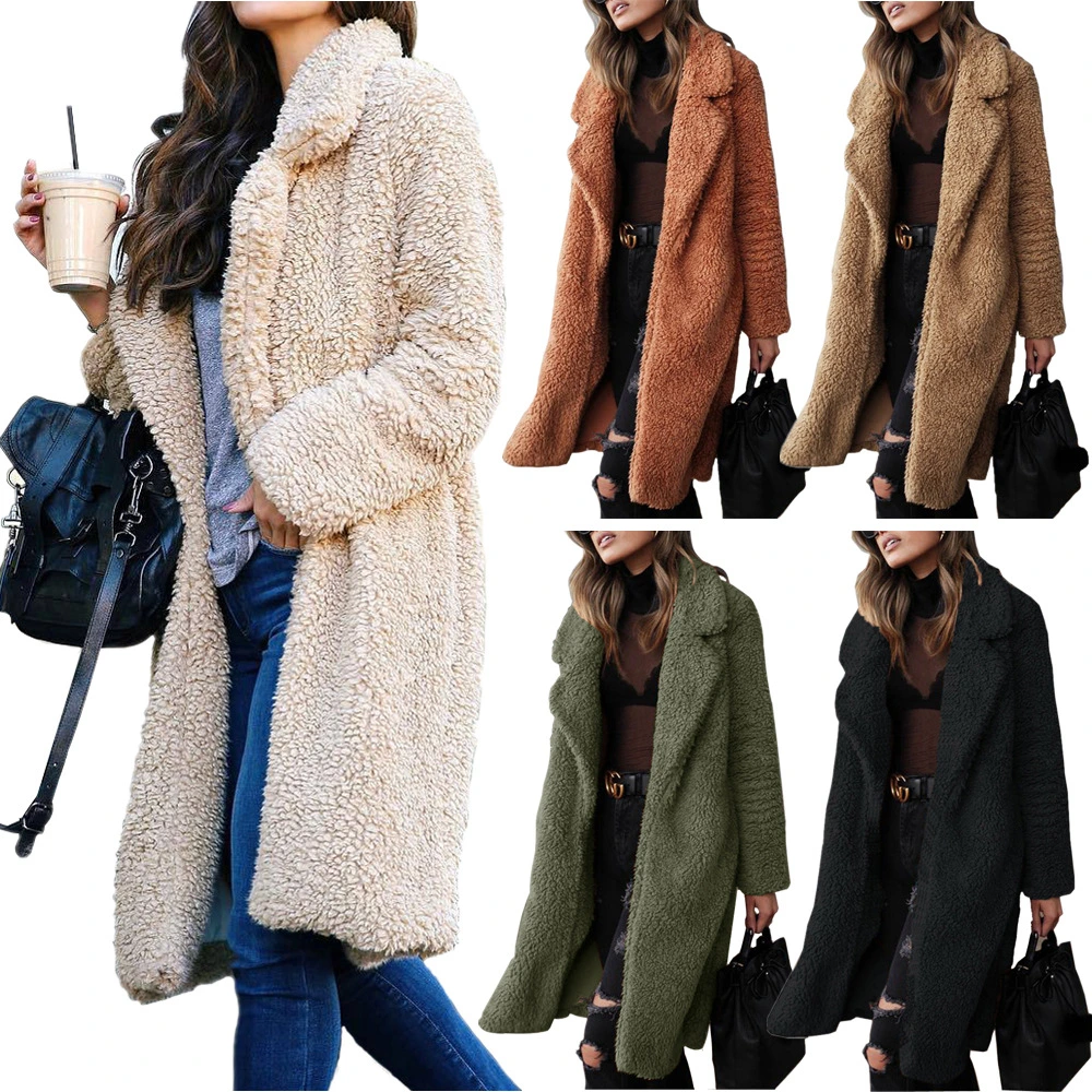 Best Selling Hot Style Fashion Winter Warm Casual Long Coat Women