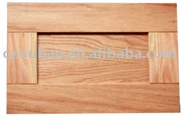 Oak shaker door style kitchen cabinet