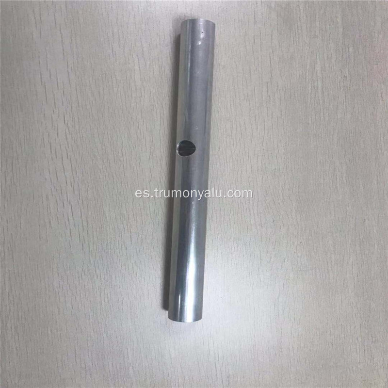 Tubo ranurado de aluminio anodizado para disipador de calor