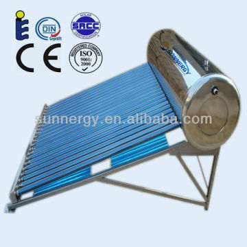 Integrative Evacuated Tube Calentador solar de 8 tubos For Mexico