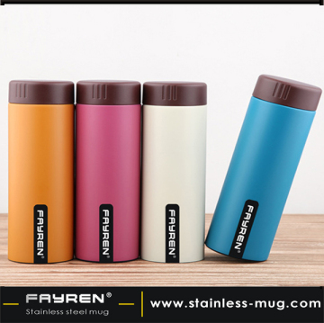 Custom logo stainless steel leak proof vacuum cup