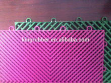 Various colors, water drainage Anti-slip swimming pool Polypropylene Grid tiles